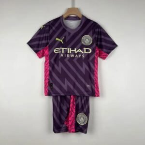 Manchester City 2023-24 Goalkeeper Kids Set